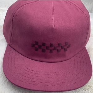 💟VANS CHECKERBOARD PURPLE OVERTIME HAT DESIGN NEW
